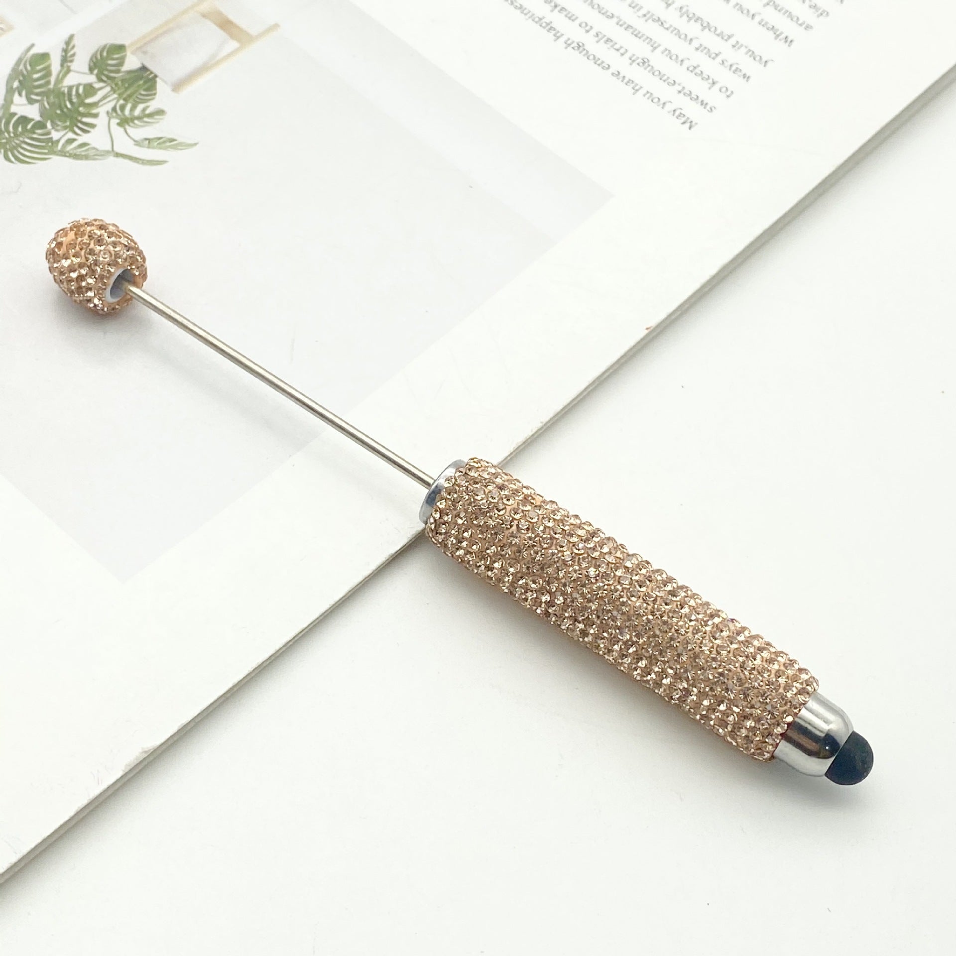 Wholesale DIY Touch Screen Full Diamond Beadable Pen Multifunctional Mobile Phone Capacitance Pen